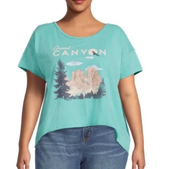 2x 20w 22w new Terra & sky grand canyon graphic tee t-shirt t shirt - Picture 1 of 3